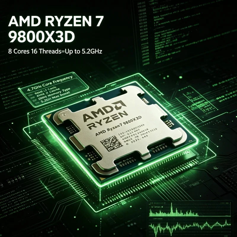 Amd Cpu Ryzen 7 - AMD Ryzen 7 9800X3D X3D Cache
