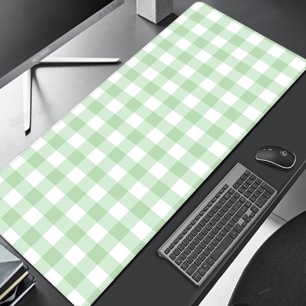 Pink Lattice Mouse Pad Kawaii  - Gaming Keyboard Mouse Combo 评论和价格