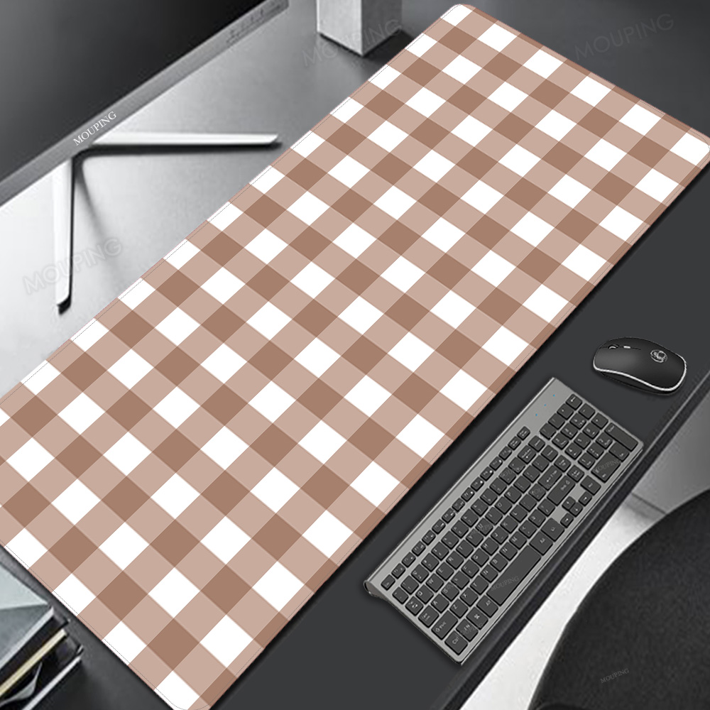 Pink Lattice Mouse Pad Kawaii  - Gaming Keyboard Mouse Combo 评论和价格