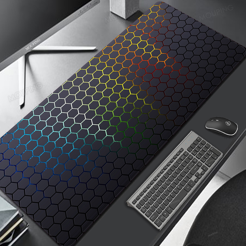 Pink Lattice Mouse Pad Kawaii  - Gaming Keyboard Mouse Combo 评论和价格
