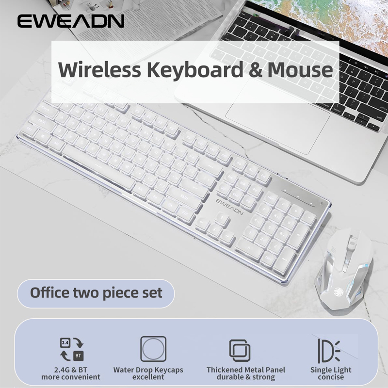 EWEADN V3 wireless Silent Offi - Gaming Keyboard And Mouse Combo 评论和价格