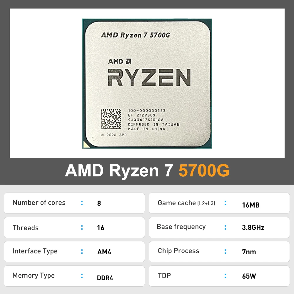 AMD Ryzen 7 5700G Rendering &  - Amd Cpu Ryzen 7 评论和价格