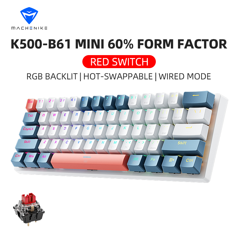 K500-B61 Machenike Mini Mechan - Gaming Keyboard E Yooso 评论和价格