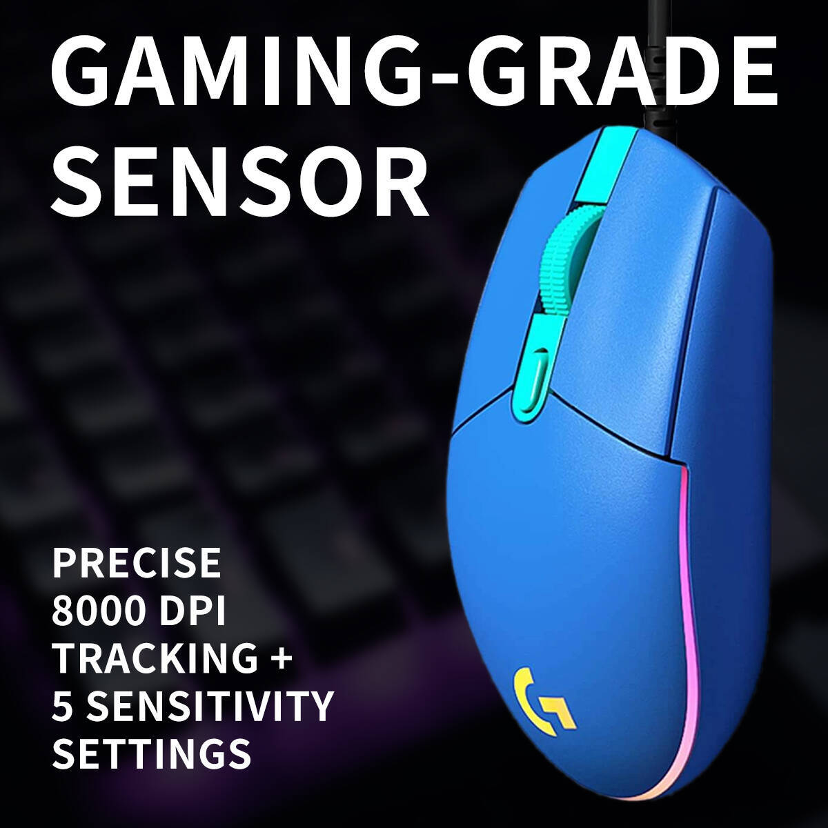 Logitech G203 Prodigy RGB Wire - Logitech Mouse G203 评论和价格