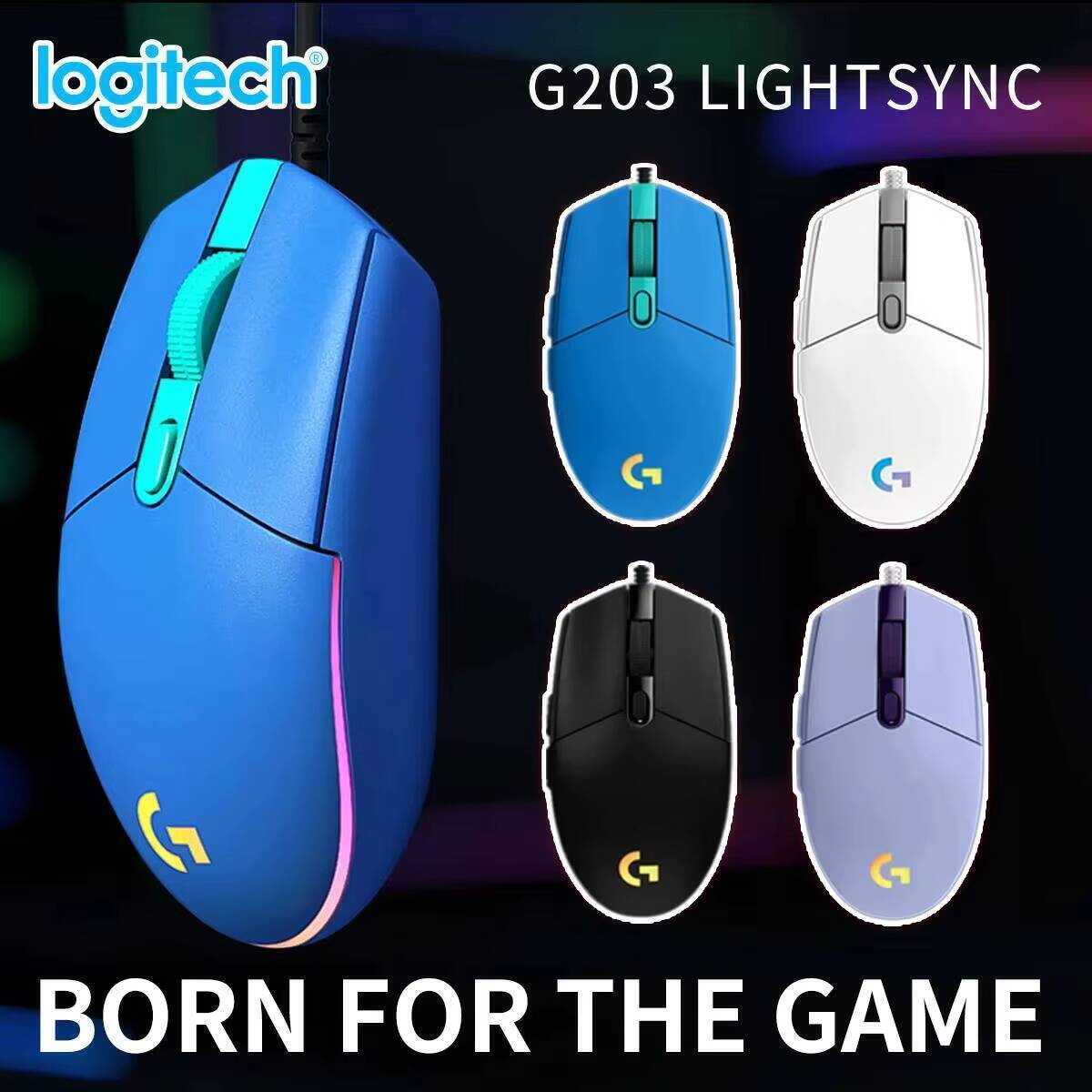 Logitech G203 LIGHTSYNC Mouse  - Logitech Mouse G203 评论和价格