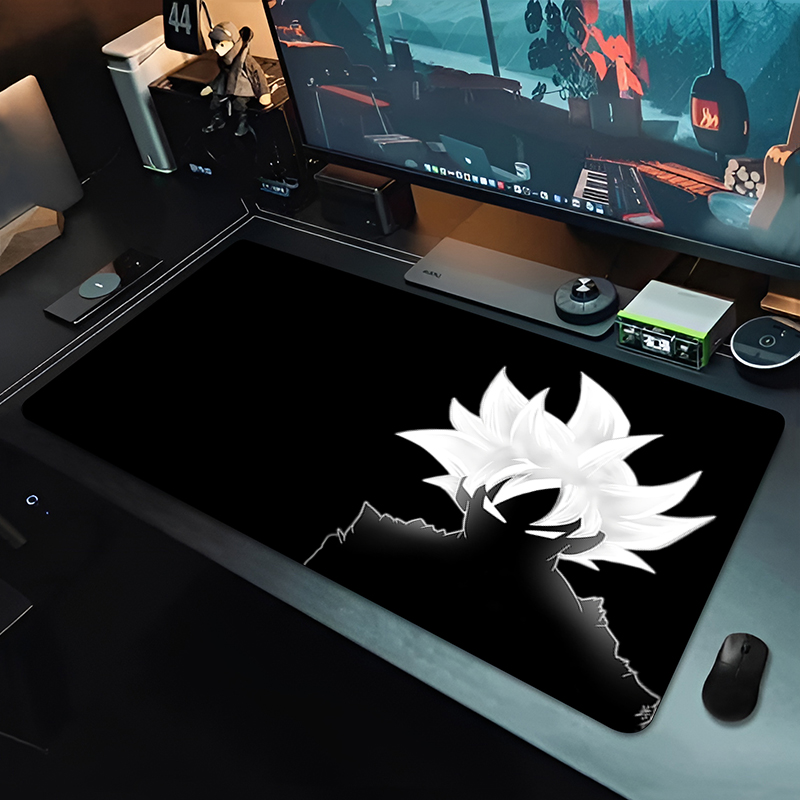 DBZ Black Anime Mouse Pad Drag - Gaming Keyboard Noise 评论和价格