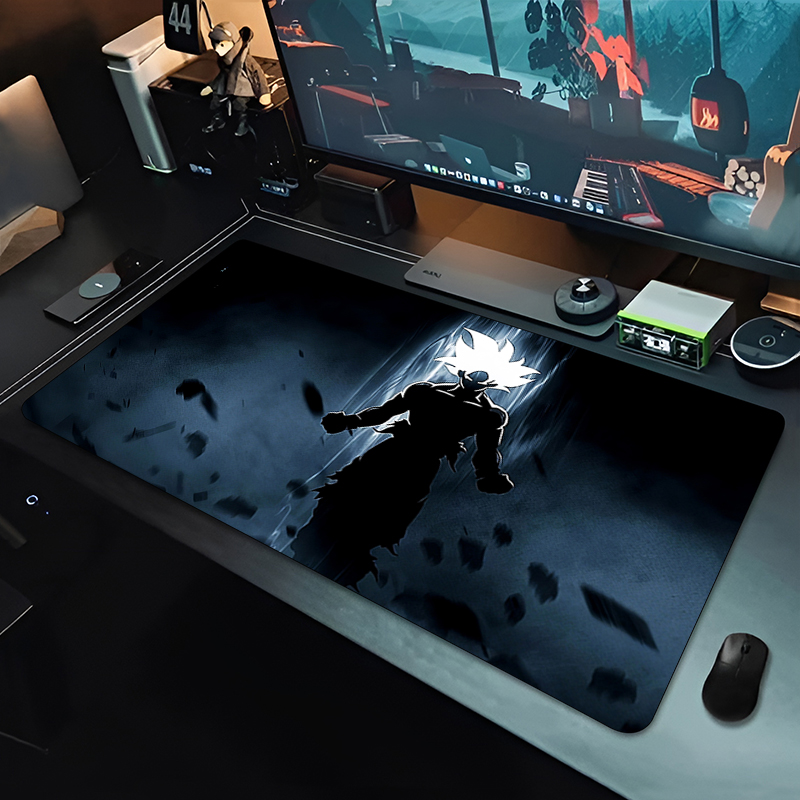 DBZ Black Anime Mouse Pad Drag - Gaming Keyboard Noise 评论和价格