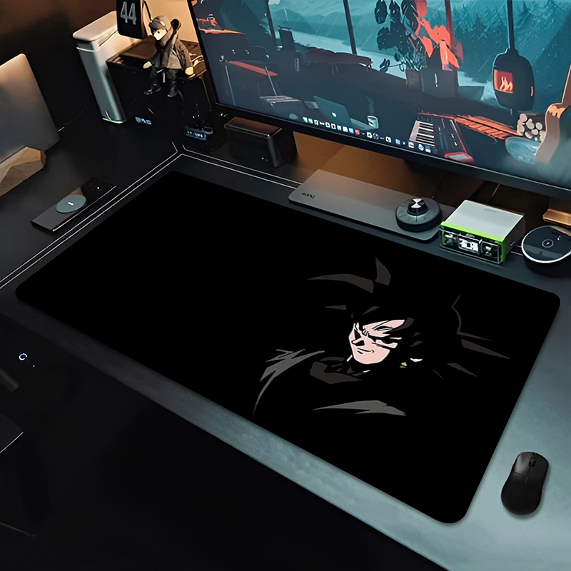 DBZ Black Anime Mouse Pad Drag - Gaming Keyboard Noise 评论和价格
