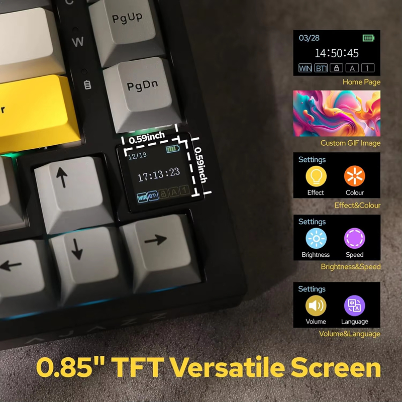 AK820/AK820Pro Gaming Mechanic - Gaming Keyboard Wireless 评论和价格