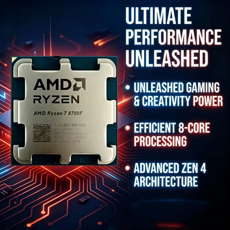 AMD Ryzen 7 8700F CPU 8 Cores  - Amd Cpu Ryzen 7 评论和价格