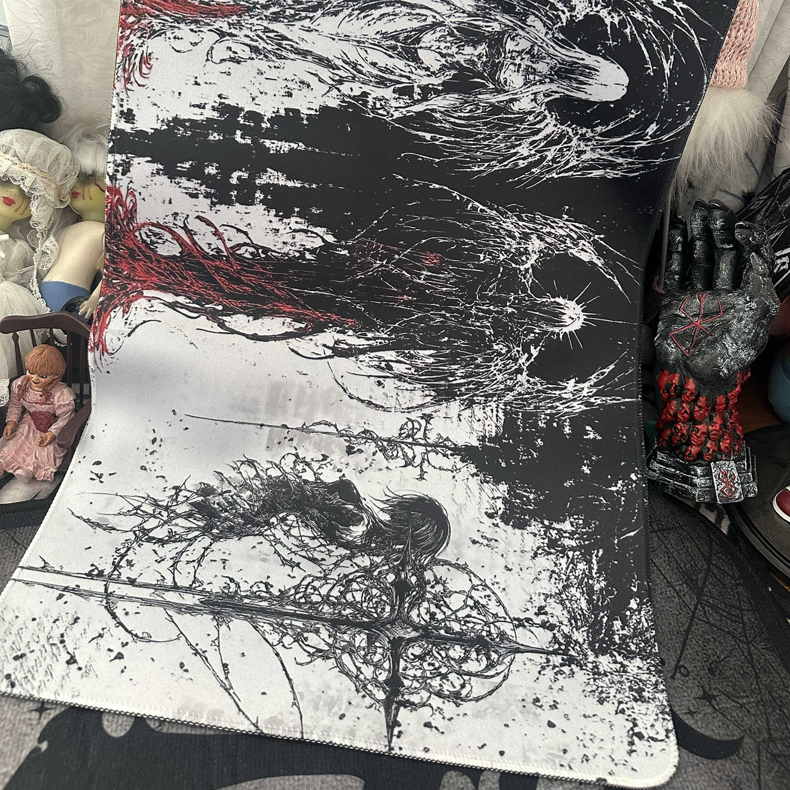 Dark Angel Art Design Large Si - Gaming Keyboard And Mouse Pad 评论和价格