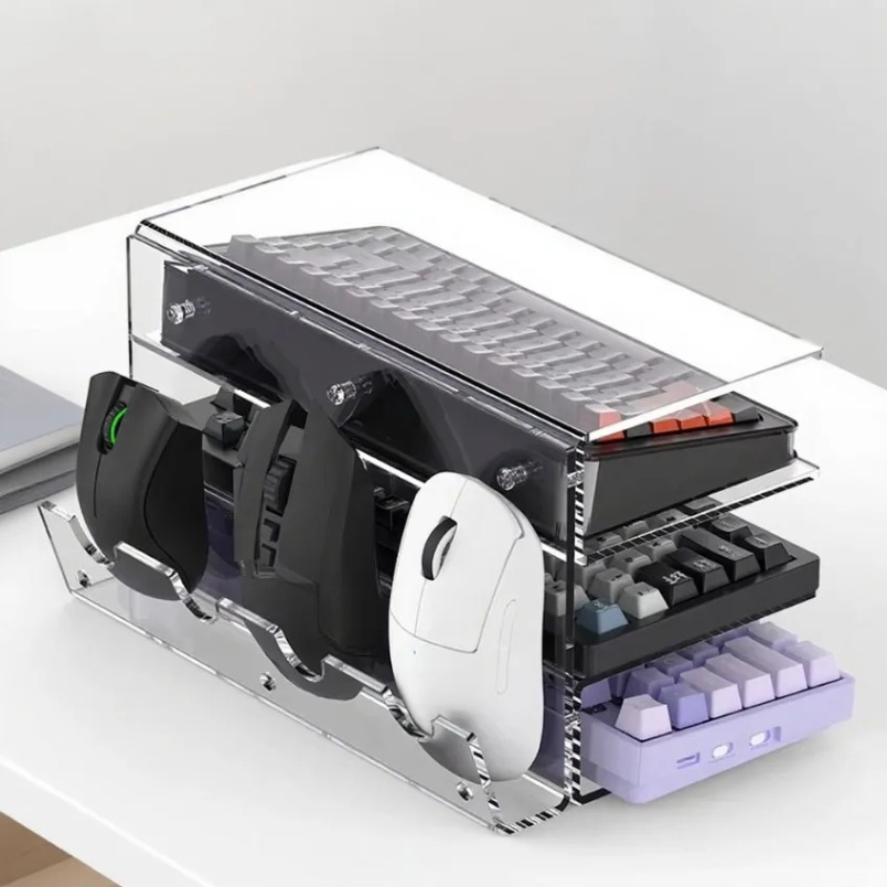 Keyboard Stand 3 Tier Acrylic  - Gaming Keyboard Ergonomic 评论和价格