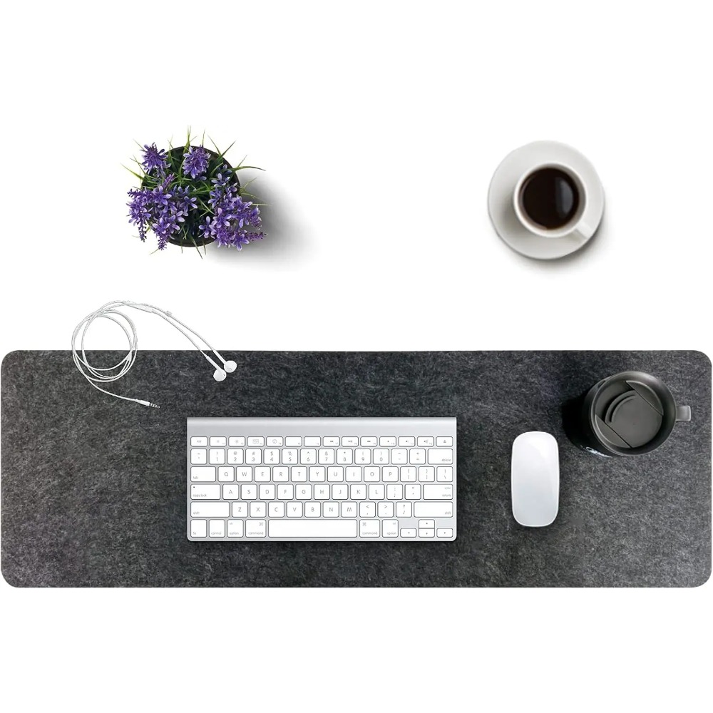 Felt Desk Mat Computer Mat for - Gaming Keyboard And Mouse Pad 评论和价格