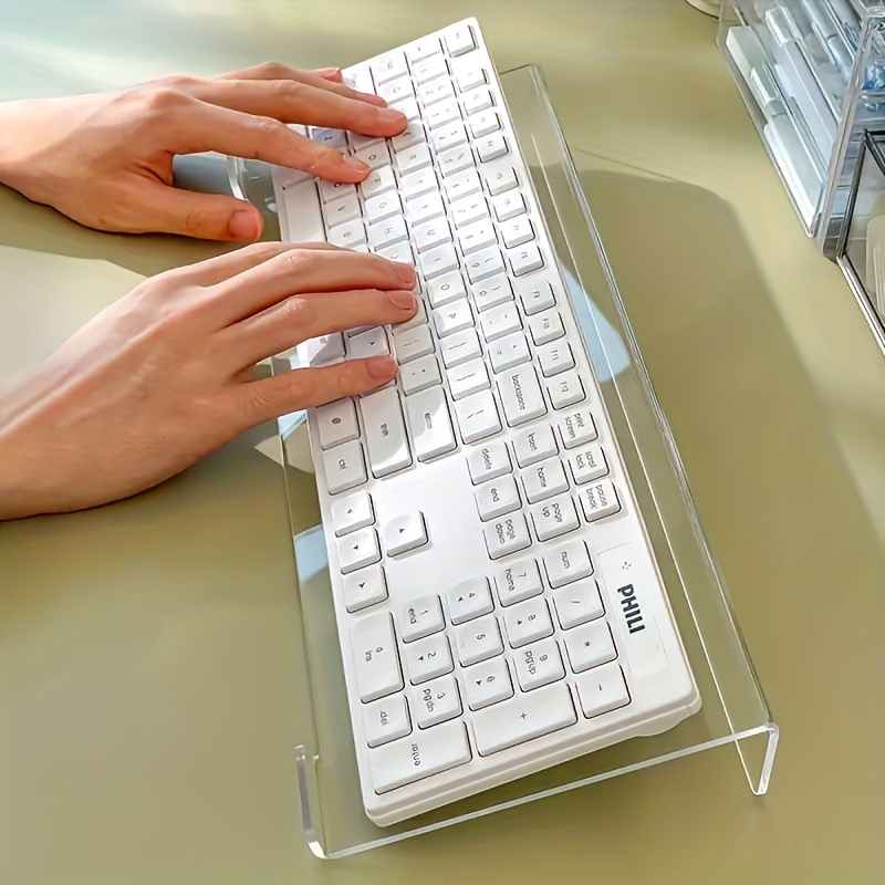 Acrylic keyboard stand, transp - Gaming Keyboard Ergonomic 评论和价格