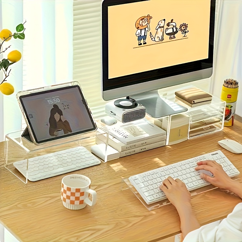 Acrylic keyboard stand, transp - Gaming Keyboard Ergonomic 评论和价格