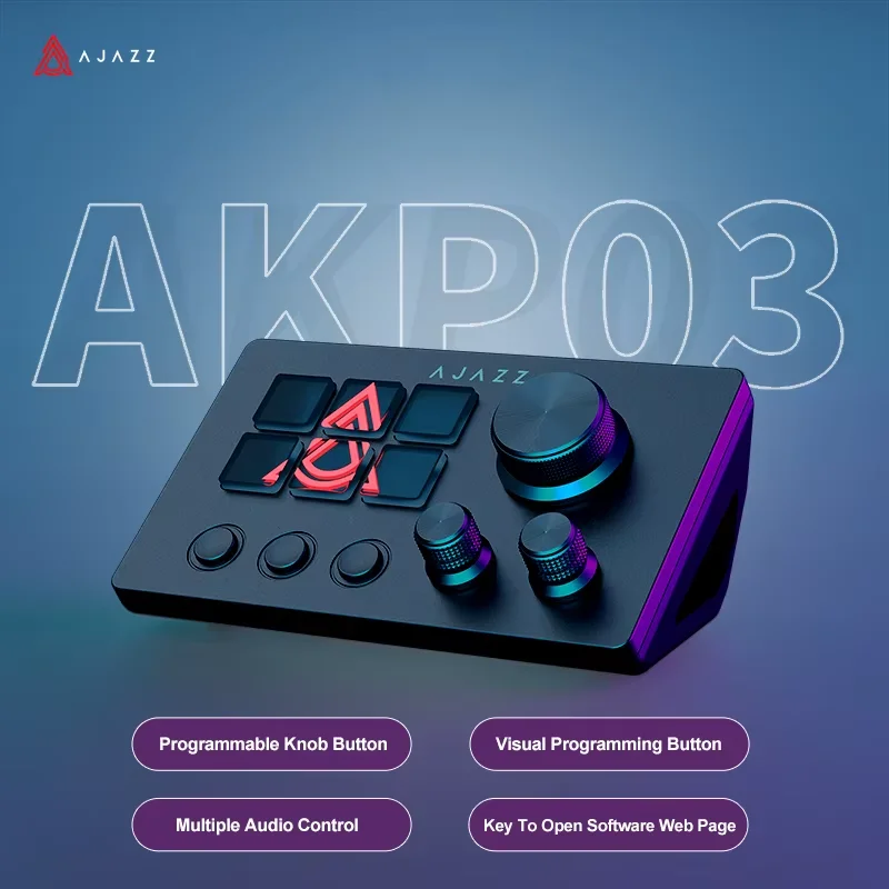 Ajazz AKP03E/153E Desktop Help - Gaming Keyboard 1 Hand 评论和价格