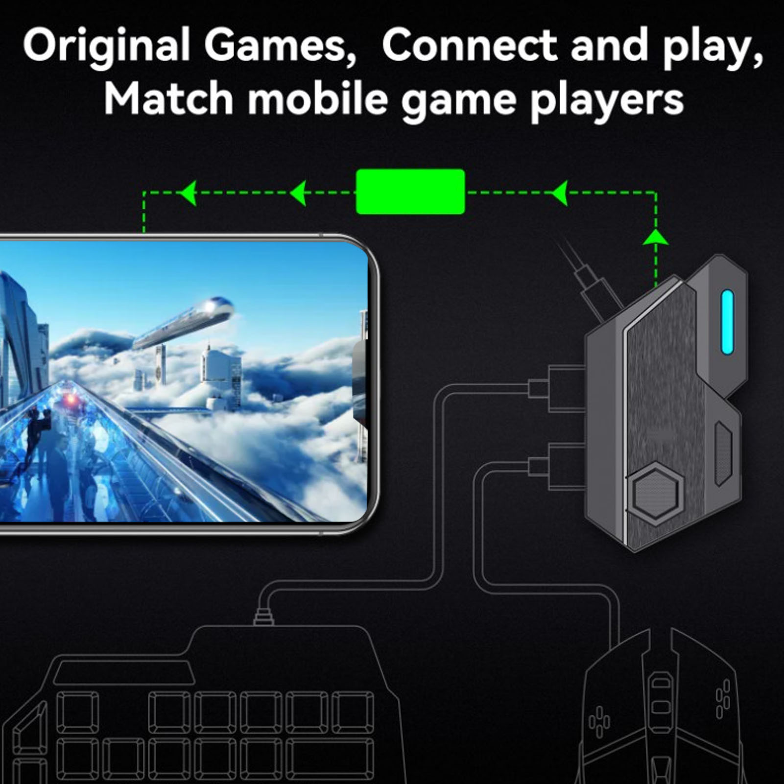 Mobile Game Combo Pack Bluetoo - Gaming Keyboard And Mouse Mobile 评论和价格