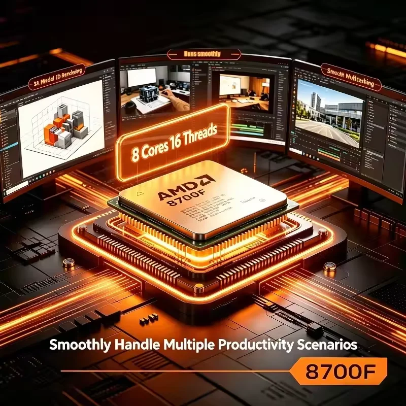 AMD Ryzen 7 8700F New Desktop  - Amd Cpu Ryzen 7 评论和价格