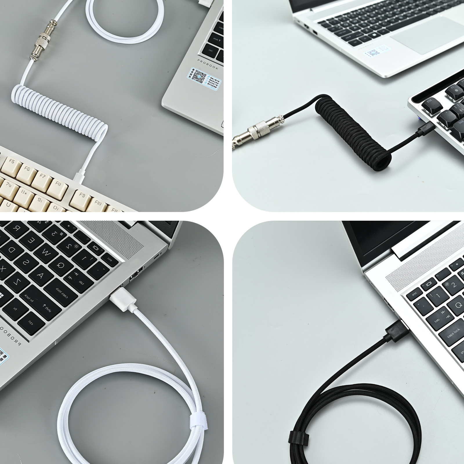 USB Type C Mechanical Keyboard - Coiled Usb Cable 评论和价格