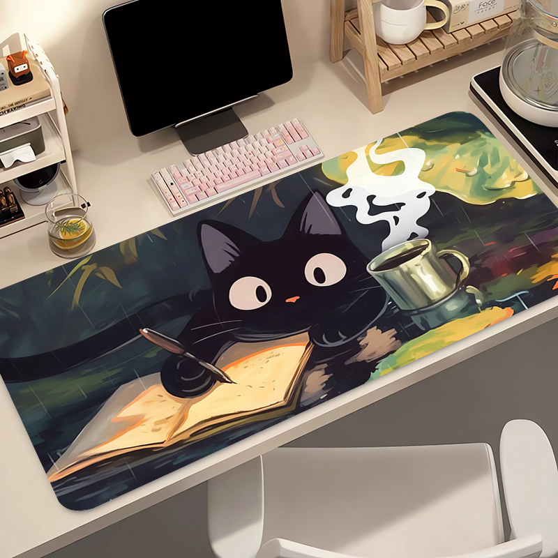 Kawaii Black Cat Silicone Soft - Gaming Keyboard Nearby 评论和价格