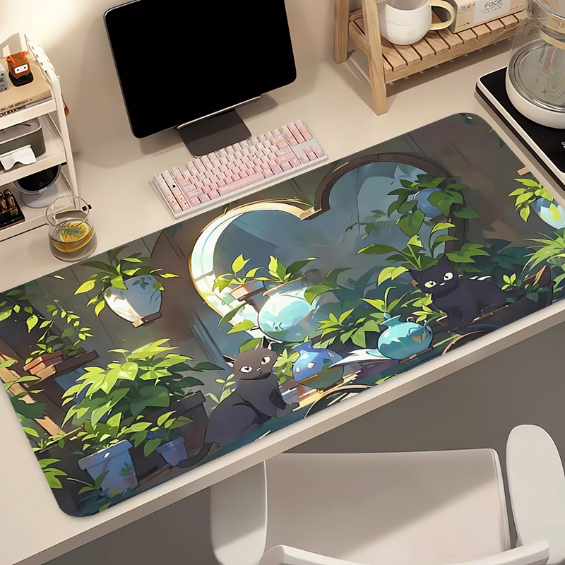 Kawaii Black Cat Silicone Soft - Gaming Keyboard Nearby 评论和价格