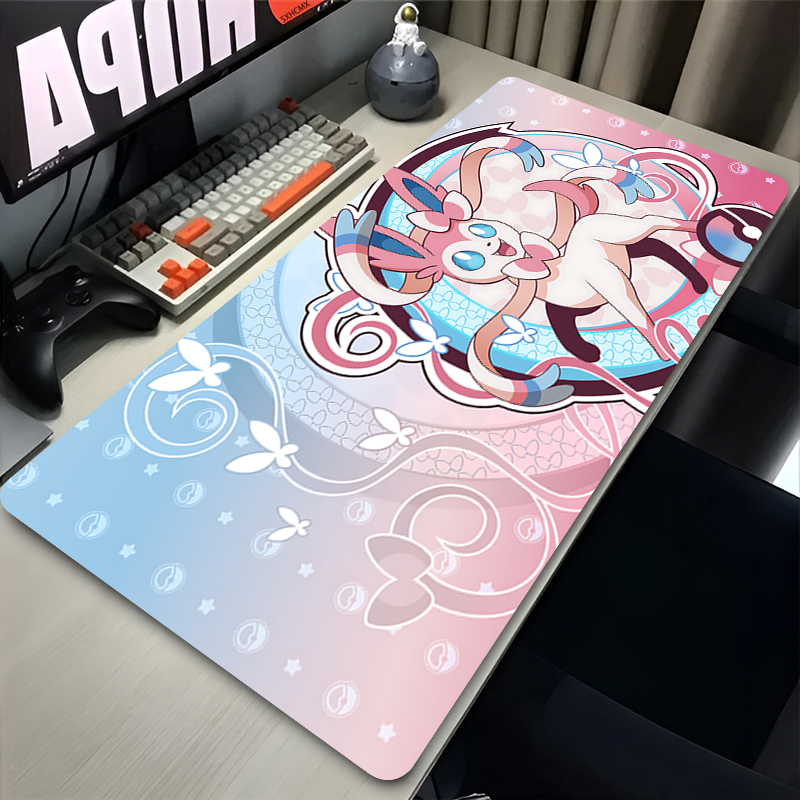 Large Pink Cute Mousepad XXL G - Gaming Keyboard Noise 评论和价格