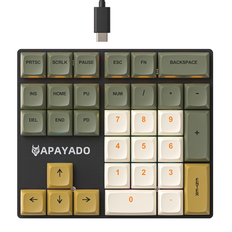 K33 Wired Mechanical Numeric K - Gaming Keyboard 1 Hand 评论和价格