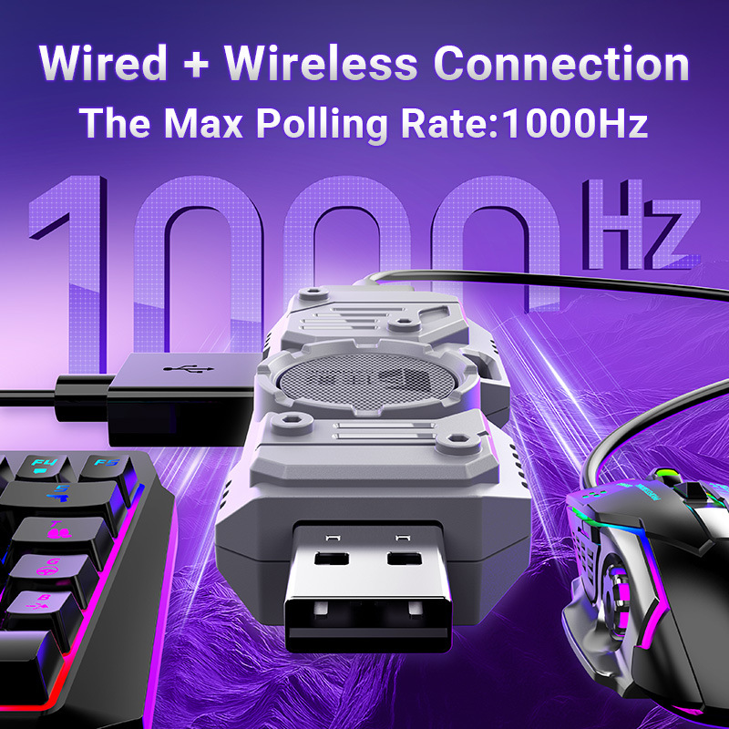 Mobile Games Converter Kit Mob - Gaming Keyboard Mouse And Headset Combo 评论和价格