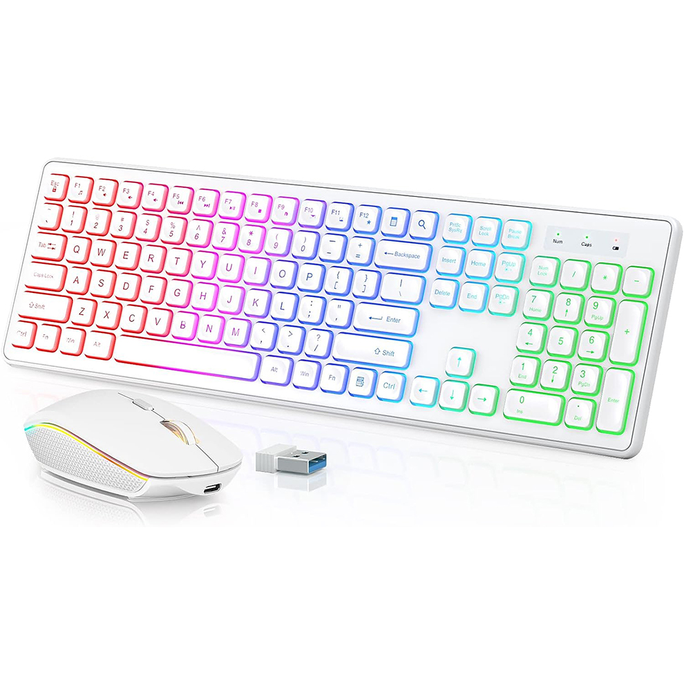 Backlit Wireless Keyboard and  - Gaming Keyboard Mouse And Headset Combo 评论和价格